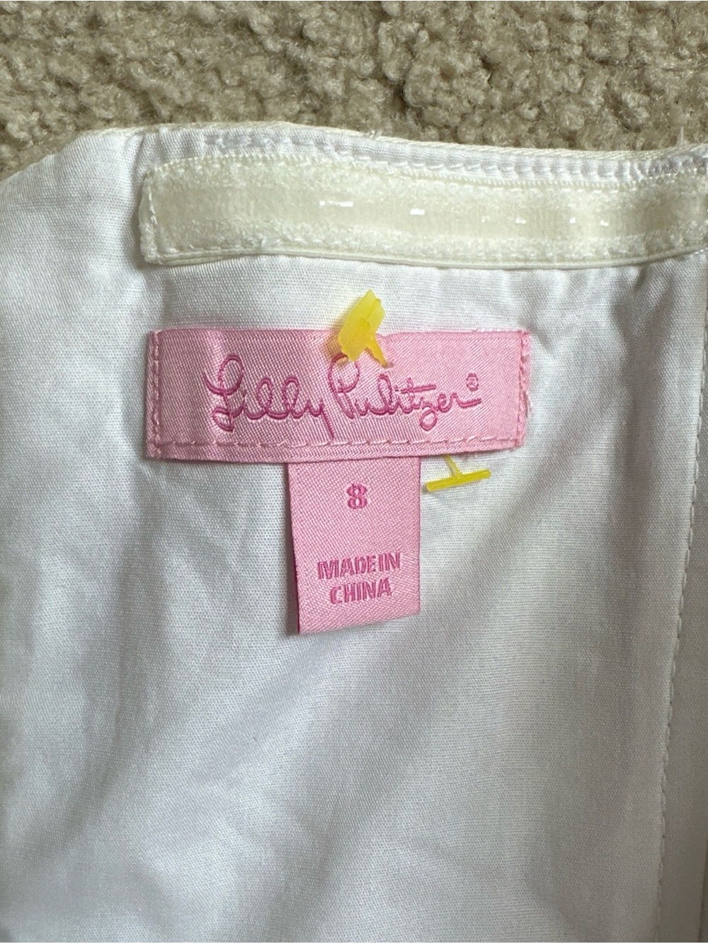 Lilly Pulitzer NWT Strapless Bowen Chorus Girl Cotton Dress - Picture 5 of 11